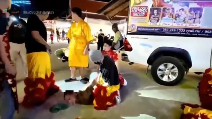 Thai Police Go Undercover as Lion Dancers at Temple Fair to Arrest Elusive Serial Burglar