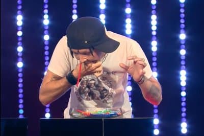 Austrian Man Breaks World Record by Threading 10 Balloons Through His Nose and Out His Mouth in One Minute